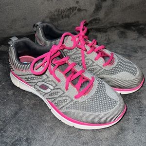 Skechers flex appeal sketch knit sneakers women’s size 7